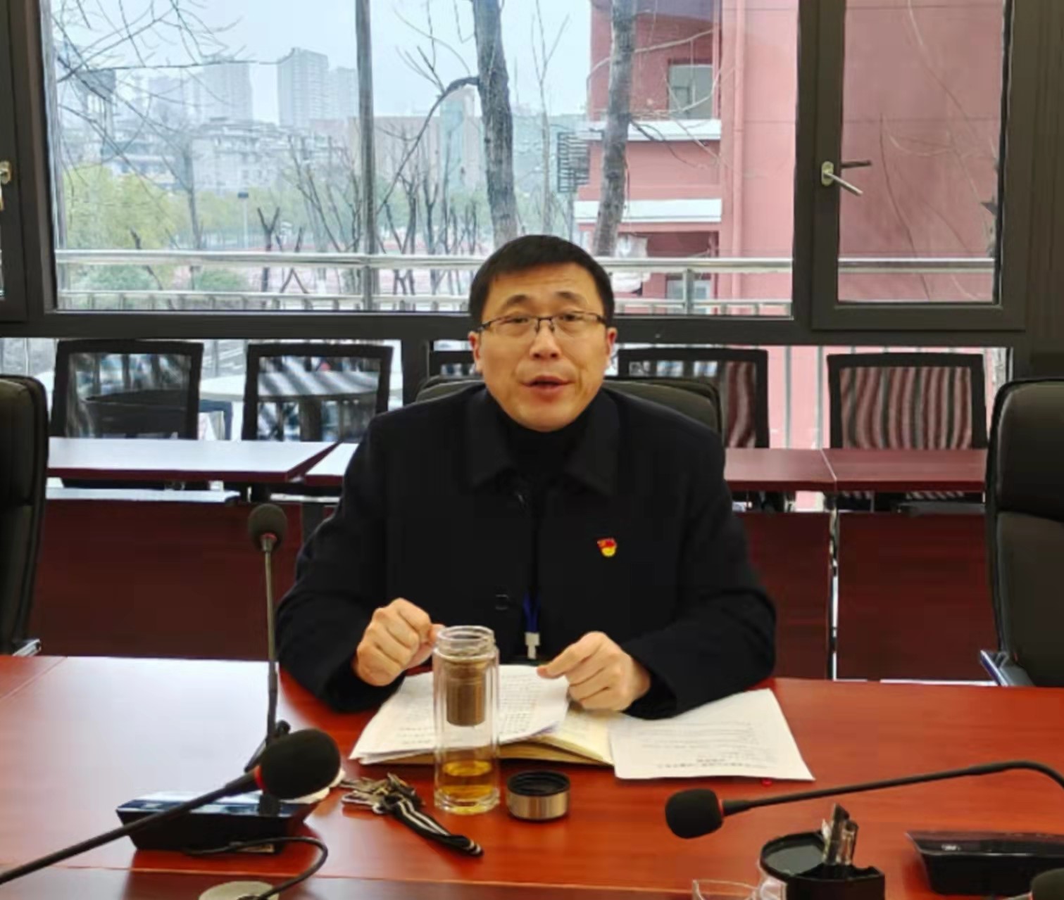 景德镇市卫生学校传达学习全省医疗卫生系统警示教育大会精神